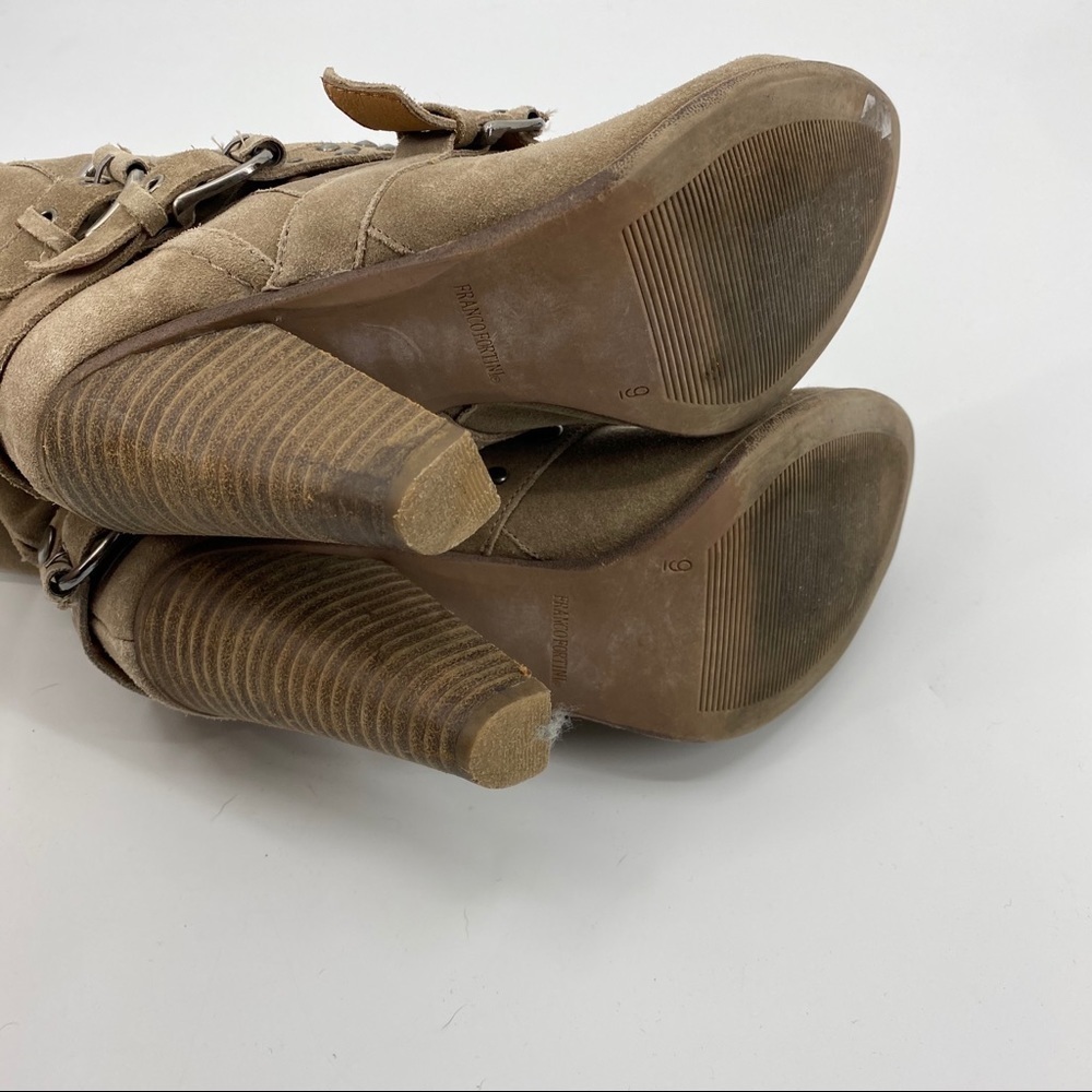 Franco Fortini Cole Italian suede moto boot 9 - Picture 5 of 9